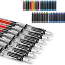 Calligraphy Set, 7 Pcs Fountain Pen with Different Replaceable Nib and 40 Replaceable Ink Cartridge in 11 Color for Beginner Writing and Drawing Calligraphy Kit