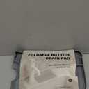 Faucet Mat for Kitchen Sink, 17.7"X5.5" Silicone Sink Splash Guard with Soap Holder, Snap-On Design & 7slope Fast Drain, Folding Sink Faucet Mat for Universal Kitchen Bathroom SinkGrey (Gray)