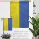 Ukraine House Flag - Regional Nationality Nation International World Country Particular Area - Decoration Banner Small Garden Yard Gift Double-Sided Made in USA 28 X 40