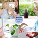 3 x dhrbsx Spray bottles small, 2oz/50ml Clear Empty Fine Mist Plastic Mini Travel Continuous Bottle Set, Small Refillable Liquid Containers 6pack with 2pcs Funnels and 12pcs Labels