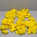 5 PC - 4.5 Feet Marigold Garlands Halloween Diwali Pooja Indian/American Wedding Party Mantle Decorations Faux Artificial Floral Strings Christmas Fall Festival Spring Bush Floral Decor - Lemon Yellow