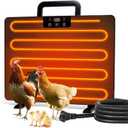 Chicken Coop Heater Radiant Heat Panel,Heat Warmer for Chicken Coop,Chicken Heater with Control Timing Function & Adjustable Temp for Chicken Kitten Pet Animal