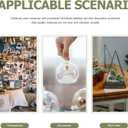 NUOBESTY Resin Snowman Figurine for Home Indoor Table Christmas Decoration