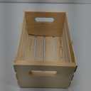 Adwood 15" Pine Wood Crate, Wood Crate