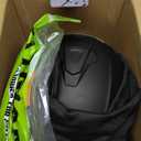 TRIANGLE Motorcycle Helmets Full Face Motorcycle Helmet for Men & Women with Tinted and Clear Visor Meet Dot Approved (Medium, Matte Black)