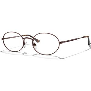 Oval Reading Glasses for Women Men Blue Light Blocking Computer Thin Metal Full Rim Frame Readers