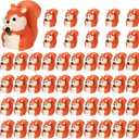 50 Pcs Mini Resin Animal Miniature Figurines Bulk Adorable Garden Accessories for Micro Landscape Ornaments Home Decor Bookcase Living Room Scenes Kit (Squirrel Style)