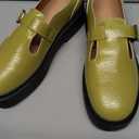 Women's Mary Jane Flats - Comfortable Vintage Style Shoes with Chunky Heel & Adjustable Strap-Fashion Casual Flats for Women (10.5)