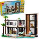 LEGO Creator 3 in 1 Modern Toy House - Kids Toy Building Set with 3 Building Options for Boys & Girls, Ages 9+ - with 2 Minifigures for Pretend Play - Gift Idea for Birthday - 31153
