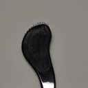 Crave Naturals Glide Thru Detangling Brush, Detangler Brush for Curly, Straight, Wet and Dry Hair Comb for Adults and Kids, Hair Accessories for Women, Black (1 Pack (Regular))