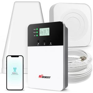 Cell Phone Booster for Home Office, Cover 8000 sq ft with 2 Indoor Antennas for All US Carriers, Cell Phone Signal Booster for Destination RV 4G 5G LTE Verizon AT&T T-Mobile APP Support FCC (10k Pro) Cell Phone Booster for Home Office, Cover 8000 sq ft with 2 Indoor Antennas for All US Carriers, Cell Phone Signal Booster for Destination RV 4G 5G LTE Verizon AT&T T-Mobile APP Support FCC (10k Pro)