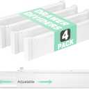 Expandable Drawer Dividers 4 Pack, 2.36" High, 12.6-22.8'' Drawer Organizers for Utensils, Clothes, Kitchen Drawer Divider, Adjustable Drawers Separators in Dresser, Bedroom, Office Storage