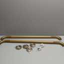 32 Inch Anti Slip Shower Grab Bar, Munzong 2 Pack Stainless Steel Bathroom Grab Bar, Brushed Nickel Knurled Bathroom Balance Bar,Safety Hand Rail Support Handicap Elderly Senior Assist Bath Handle