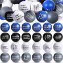 Jerify 72 Pcs Bulk Stress Balls for Adults Motivational Quotes Stress Balls Colorful Foam Ball Hand Exercise Small Therapy Fidget Relief Anxiety Toys for Coworkers Gifts Party Favors(Cool Colors)
