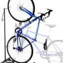 Vertical Bike Parking Stand - Adjustable Height for 29" Wheels, Space-Saving & Freestanding Bike Rack for MTB/Road Bikes,No-Drill Installation Indoor Bike Storage for Apartments & Garages