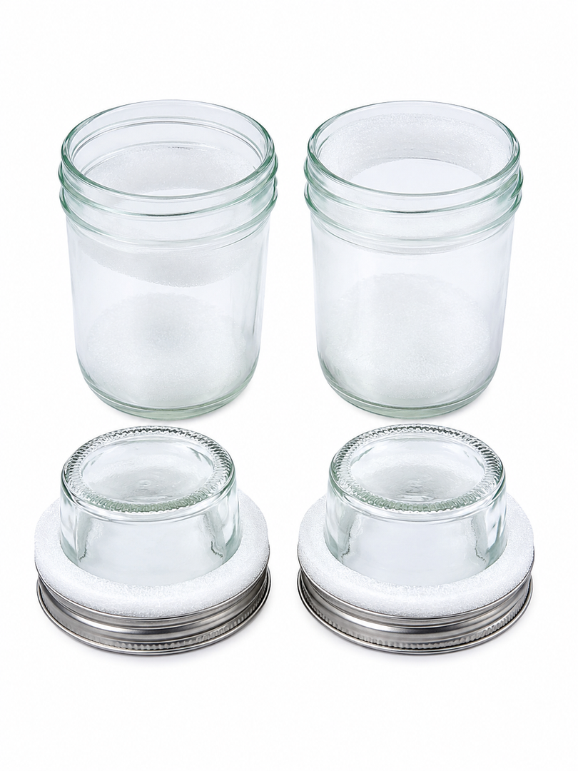 Set of 2 Mason Jar