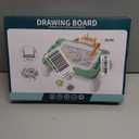 NIPLOOW Magnetic Drawing Board with Early Educational Toy, Doodle Board Montessori Preschool Travel Toys Gifts for 3 4 5 6 Year Old Etch Sketch Erasable Writing Pad