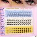 Bottom Lash Clusters Fox Eye Unique Spikes Bottom Eyelash Clusters 3 Styles Lower Lash Extensions Manga Natural Bottom Eyelash Extension Invisible Band DIY Wispy Cat Eye Bottom Individual Lashes