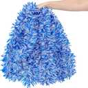 50.8FT Christmas Tinsel Garland, Blue White Metallic Twist Foil Tinsel Garland Xmas Hanging Decoration for Hanukkah Christmas Tree Wedding Birthday Home Party Decoration