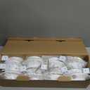 8 Pack White Solar Powered Gutter Lights Outdoor Decorative Waterproof Led Fence Lamp for Lighting Railing, Outside Wall, Deck, Garden, Path, Backyard, Sidewalk, Yard, Patio, No Drilling Installation