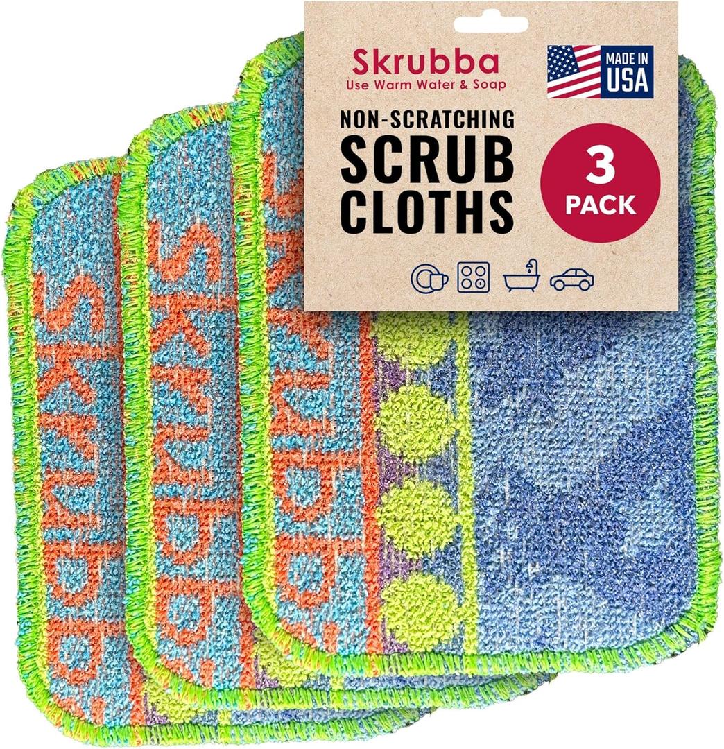 Wet-it Skrubba New European Scrubby Non-Scratching Scouring Pad (Chickens)