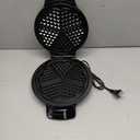 Mueller Heart 5 Waffle Maker, Norwegian Waffle Iron, Adjustable Browning Control & Nonstick, Cool Touch Handle, Easy to Clean, Small Kitchen Appliances