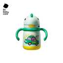 Bc Babycare Kids Water Bottle, 10oz Dinosaurs Stainless Steel Insulated Water Bottle for Toddler 3+, Green