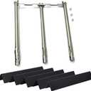 Direct Store Parts Kit DG268 15.3 7636 Porcelain Steel Flavorizer Bars and 69787 Grill Burner Tubes for Weber Spirit & GS4 Spirit II 300 Series Spirit E-310 E-320 S-320 E/S330 with Front Control