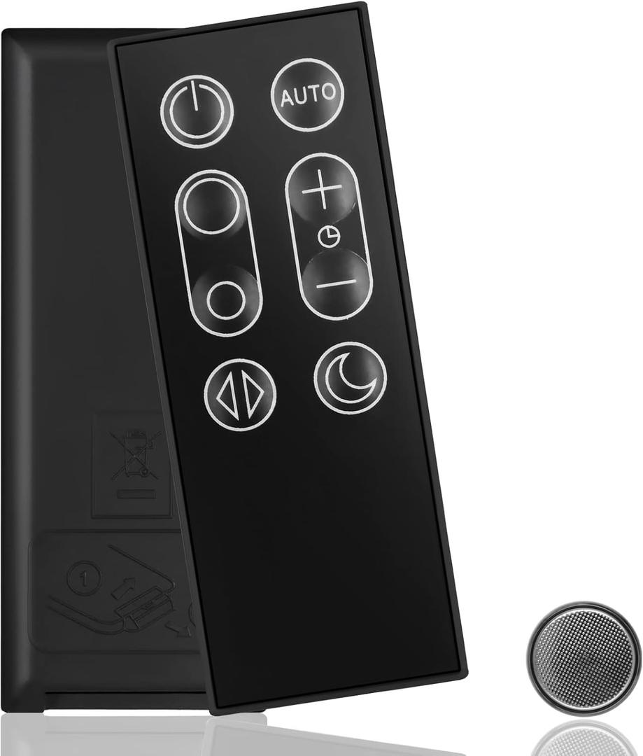 967400-01 Replacement Remote Control for Dyson Pure Cool Link DP01 DP03 TP02 TP03 Purifying Fan (with Magnetic/Black),Compatible with Dyson Fan Remote Replacement