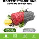 Vacuum Sealer Bags for Food,11"x20'(3 Rolls) and 8"x20'(3 Rolls) Commercial Grade Vacuum Seal Roll Bags,Food Saver Bags for Sous Vide Cooking,Meal Prep and Food Storage,BPA Free