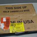 US Weight 40 Pound Umbrella Base - Weighted Umbrella base For Use With Patio Table Heavy Duty Base- Made in the USA