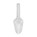 Rubbermaid Commercial Products Plastic Utility Ice Scooper, 6-ounce, Clear, Dishwasher Safe Kitchen Scoop for Weddings/Bar/Ice Bucket/Kitchen/Popcorn