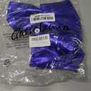 Women's Metallic Rave Booty Shorts Shiny High Waisted Bottoms for Dance Festival (Royalblue) S