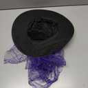 Foldable Lace Toddler Kids Witch Hat - Halloween Witches Hats for Decoration Witch Costume for Halloween Cosplay Party