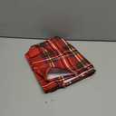 Miaoquhe Merry Xmas Curtains for Windows Valance Red and Green Buffalo Plaid Curtain for Bedroom 54"x18",Winter Grid Style Window Curtains Rod Pocket Valances for Kitchen Decoration