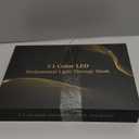 SCS Red Light Therapy Mask for Face  LED Photon Skin Care with 55 Triple-Core LEDs, 3 Wavelengths (Blue 450nm, Red 660nm, Near Infrared 850nm)