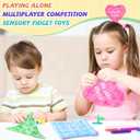 3 Pack Fabric Marble Maze Mat Bulk Fidget Maze Sensory Mats Pad Stress Relief Anxiety Toys Calming Corner Supplies Rewards for Teens Christmas Operation Gifts (Classic Style)