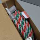 33FT Christmas Candy Cane Rope Lights, Waterproof 396 LEDs Candy Cane Outdoor Christmas Decorations, Red White and Green Christmas Lights for Garden, Yard, Party, Holiday Xmas Decor Indoor and Outdoor