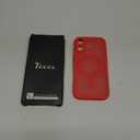 TOCOL for 17 Case, Full Camera Protection, Built-in Magnetic Ring, Compatible with Magsafe Charger, Drop Protection, Translucent Matte Phone Case for Phone 17 6.3 inch (Red)