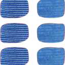 MC1375/ MC1385 Microfiber Steam Mop Pads: 6 Pack Steam Replacement Pads Compatible with McCulloch MC1375, MC1385, MC1270 Steam Cleaners, Reusable & Washable Replaces Mop Pad Model: A1375-100/ A1375-101