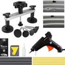 Super PDR Dent Puller Kit, Car Dent Removal Kit with Bridge Puller, Small Dent Puller for Auto Dent Removal, Small Dents, Door Dings and Hail Damage