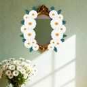 Paper Flowers Decorations for Wall Giant Daisy Artificial Flowers Bulletin Board Decoration Monogram Sign Decorations 3D Floral Tissue Paper Hanging for Home Wedding Party Baby Bridal Shower Birthday