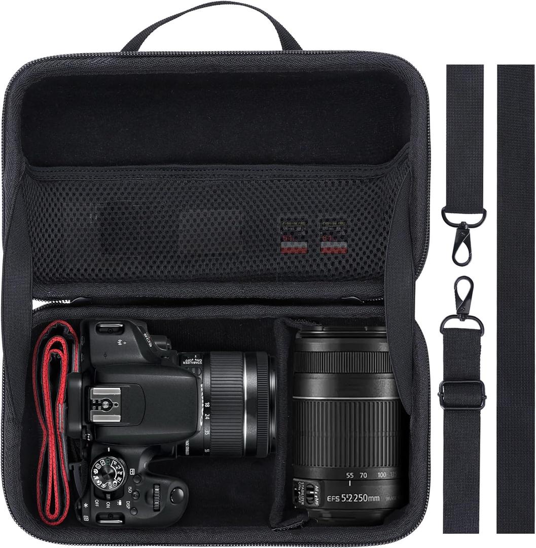 Storage Case Compatible with Canon EOS Rebel T7 / T7i Camera