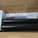 KAMANINA 1 Inch Double Curtain Rods 66 to 120 Inches (5.5-10 Feet), Heavy Duty Adjustable Double Curtain Rod for Windows, Black Drapery Rods with End Caps