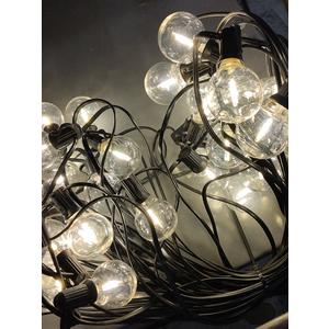 Lampat String Lights, LED 25Ft G40 Globe String Lights with Bulbs-UL Listd for Indoor/Outdoor Commercial Decor (75 FT)