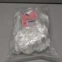 Angelaicos Santa Claus Wig Beard Hat Glasses Set Christmas Gift Long White Wig 4 pcs