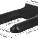 DOITOOL Wheel Pad 4-Pack Non-Slip Furniture Wheel Stoppers for Chairs Refrigerator Freezer Secure Slot Stopper for Home Office Use 3.22X2.55X0.78In (8.20X6.50X2.00CM)