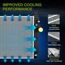AUTOSAVER88 Radiator Compatible with BMW E82 E89 E90 E91 Aluminum Radiator with N52 L6 Engine Not for SULEV