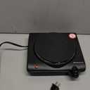 Elite Gourmet ESB-301BF# Countertop Single Cast Iron Burner, 1000 Watts Electric Hot Plate, Temperature Controls, Power Indicator Lights, Easy to Clean, Black