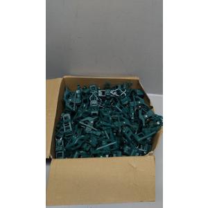 C7 C9 Christmas Lights Spring Clips, 100 Count Holiday Lights Quick Spring Clips, Shatterproof Shingle and Gutter Clips for E12, E17Socket, Rope Lights Roofline Fence Railing Mantel Christmas Trees